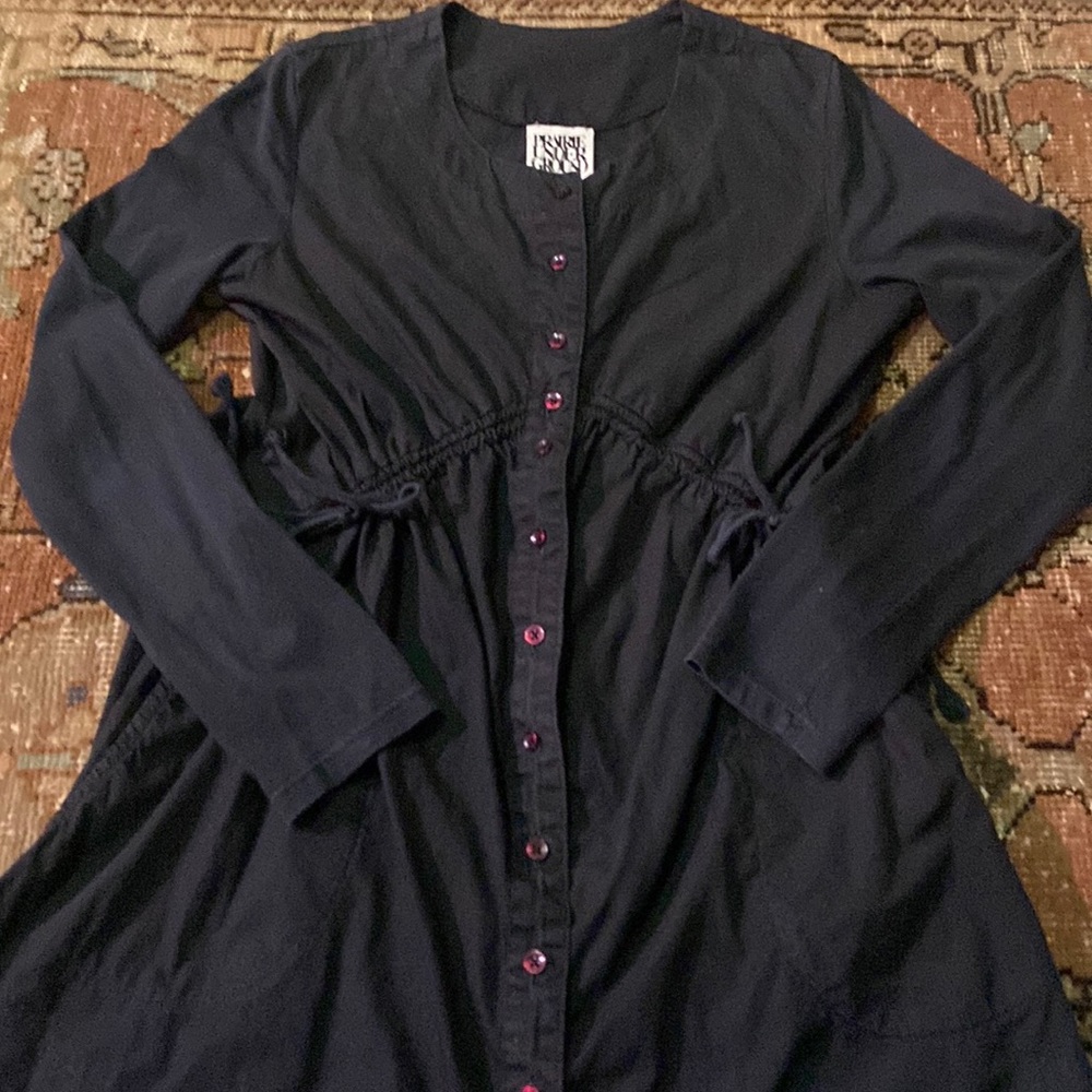 Prairie Underground black long sleeve tunic size S